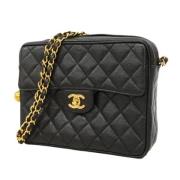 Chanel Vintage Pre-owned Laeder chanel-vskor Black, Dam