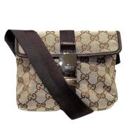 Gucci Vintage Pre-owned Canvas gucci-vskor Brown, Dam