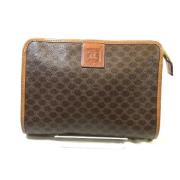 Celine Vintage Pre-owned Laeder kuvertvskor Brown, Dam