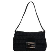 Fendi Vintage Pre-owned Canvas fendi-vskor Black, Dam