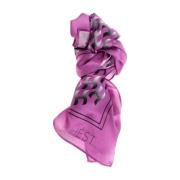 Hést Frøya Sidenscarf Purple, Dam