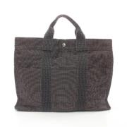 Hermès Vintage Pre-owned Canvas handvskor Brown, Dam