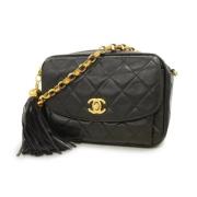 Chanel Vintage Pre-owned Laeder chanel-vskor Black, Dam