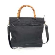 Gucci Vintage Pre-owned Canvas gucci-vskor Black, Dam