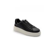 Guess Svarta mockasneakers med logodetaljer Black, Dam