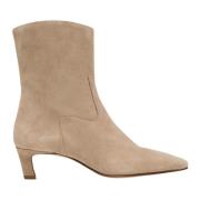 Alohas Nash Mocka Beige Läder Ankelboots Beige, Dam