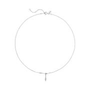 Maria Black Carrion Necklace - Silver Gray, Dam