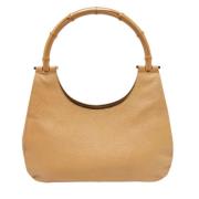 Gucci Vintage Pre-owned Laeder handvskor Beige, Dam