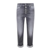 Dondup Svarta Jeans med Smyckesdetalj Black, Dam