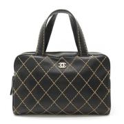 Chanel Vintage Pre-owned Laeder handvskor Black, Dam