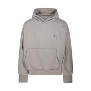 A Paper Kid Taupe Hoodie Sweatshirt Beige, Herr