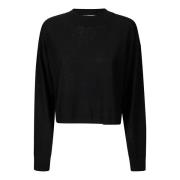 IRO Silke och ull crew-neck sweater Black, Dam