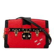 Louis Vuitton Vintage Pre-owned Laeder crossbodyvskor Red, Dam