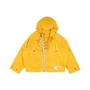 Mihara Yasuhiro Gul Windbreaker Jacka med Huva Yellow, Herr