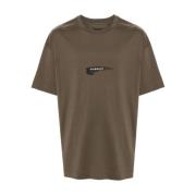 Givenchy Militärgrön Logot-shirt Green, Herr