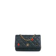 Chanel Vintage Pre-owned Laeder chanel-vskor Black, Dam