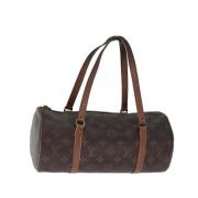 Louis Vuitton Vintage Pre-owned Canvas handvskor Brown, Dam