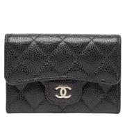 Chanel Vintage Pre-owned Laeder plnbcker Black, Dam