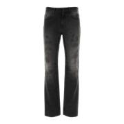 Givenchy Straight Fit Jeans Pants Black, Herr