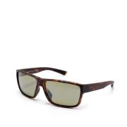 Maui Jim Uila Ht661-10B Matte Dark Havana W/Black Sunglasses Brown, Un...