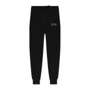 Versace Jeans Couture Sweatpants med broderad logotyp Black, Dam