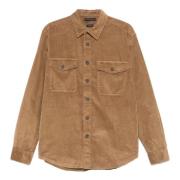 Tommy Hilfiger Khaki Corduroy Overshirt Beige, Herr