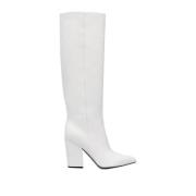 Sergio Rossi Vita Läder Ankelboots White, Dam