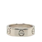 Cartier Vintage Pre-owned Vitt guld ringar Gray, Dam