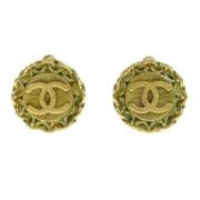 Chanel Vintage Pre-owned Metall chanel-smycken Yellow, Dam