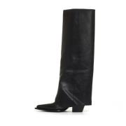 Elena Iachi Svarta Texan Ankelboots Aw24 Black, Dam