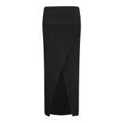 IRO Svart Kjol Höj Garderoben Elegant Chic Black, Dam