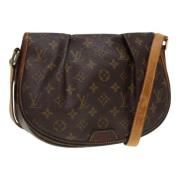 Louis Vuitton Vintage Pre-owned Canvas louis-vuitton-vskor Brown, Dam