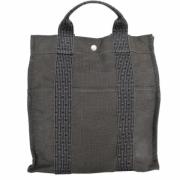 Hermès Vintage Pre-owned Canvas totevskor Gray, Dam