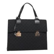 Gucci Vintage Pre-owned Canvas portfljer Black, Dam