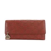 Gucci Vintage Pre-owned Laeder gucci-vskor Red, Dam