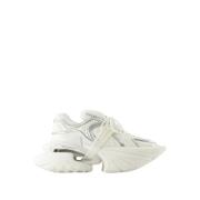 Balmain Vit Unicorn Wave Läder Sneakers White, Herr