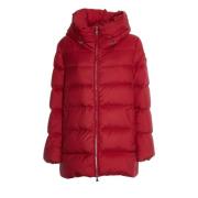 add Röd Cocoon Jacka Dammode Red, Dam