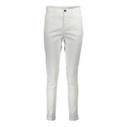 North Sails Vit Bomull Slim-Fit Jeans Byxa White, Dam