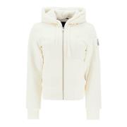 Moose Knuckles Klassisk Bunny Hybrid Sweatshirt White, Dam