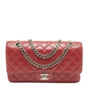 Chanel Vintage Pre-owned Tyg chanel-vskor Red, Dam