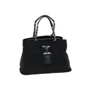 Prada Vintage Pre-owned Nylon prada-vskor Black, Dam