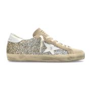 Golden Goose Super-Star Classic Witch List Sneakers Gray, Dam