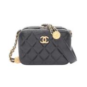 Chanel Vintage Pre-owned Laeder chanel-vskor Black, Dam