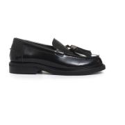 Poesie Veneziane Svart Tassel Loafer Skor Black, Dam