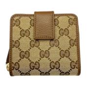 Gucci Vintage Pre-owned Canvas plnbcker Beige, Dam