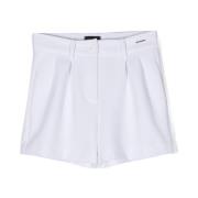 Monnalisa Vita Veckdetaljer Mini Shorts White, Dam