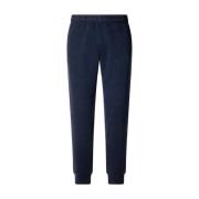 Save The Duck Blå Bomulls Sweatpants med Elastisk Midja Blue, Herr