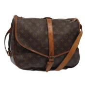 Louis Vuitton Vintage Pre-owned Canvas louis-vuitton-vskor Brown, Dam