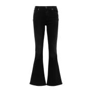 7 For All Mankind Svarta Jeans Black, Dam