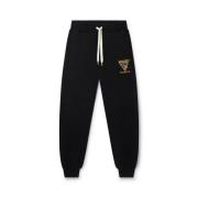 Casablanca Tennis Club Icon Broderade Joggers Black, Herr